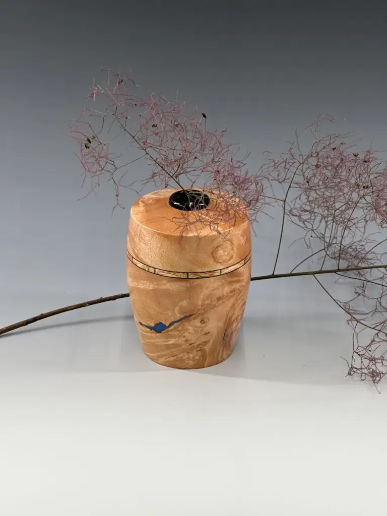 Maple Burl Hollow Form